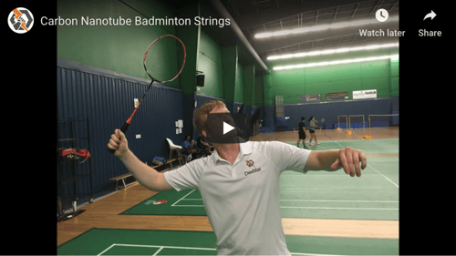 Carbon Nanotube Badminton Strings In Action